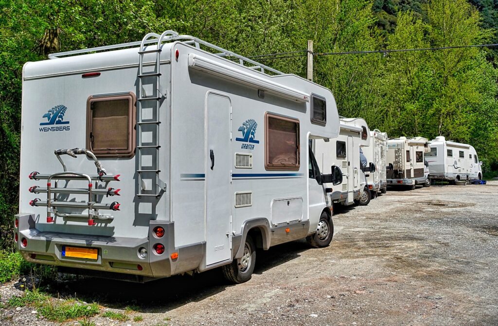 Wohnmobil mit Unterbodenschutz